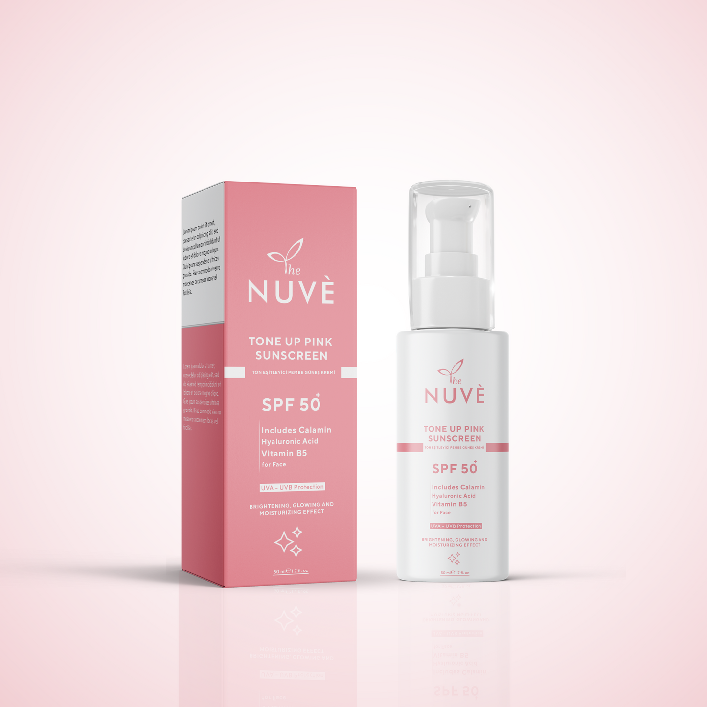 ضد آفتاب Nuve Pink TON UP 50 SPF