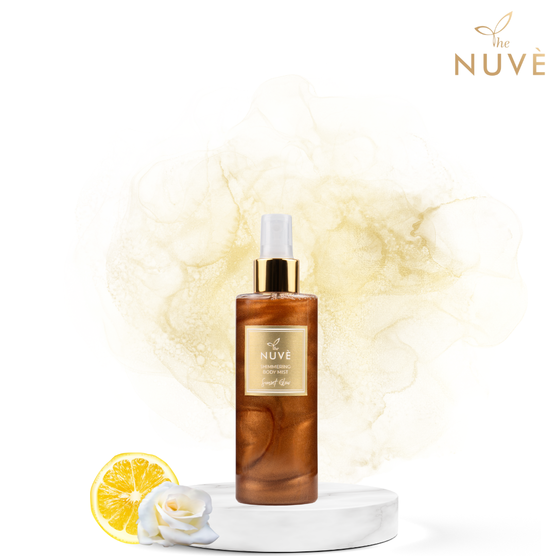 اسپری بدن NUVE Sunset Glow Shine، 200 میلی لیتر