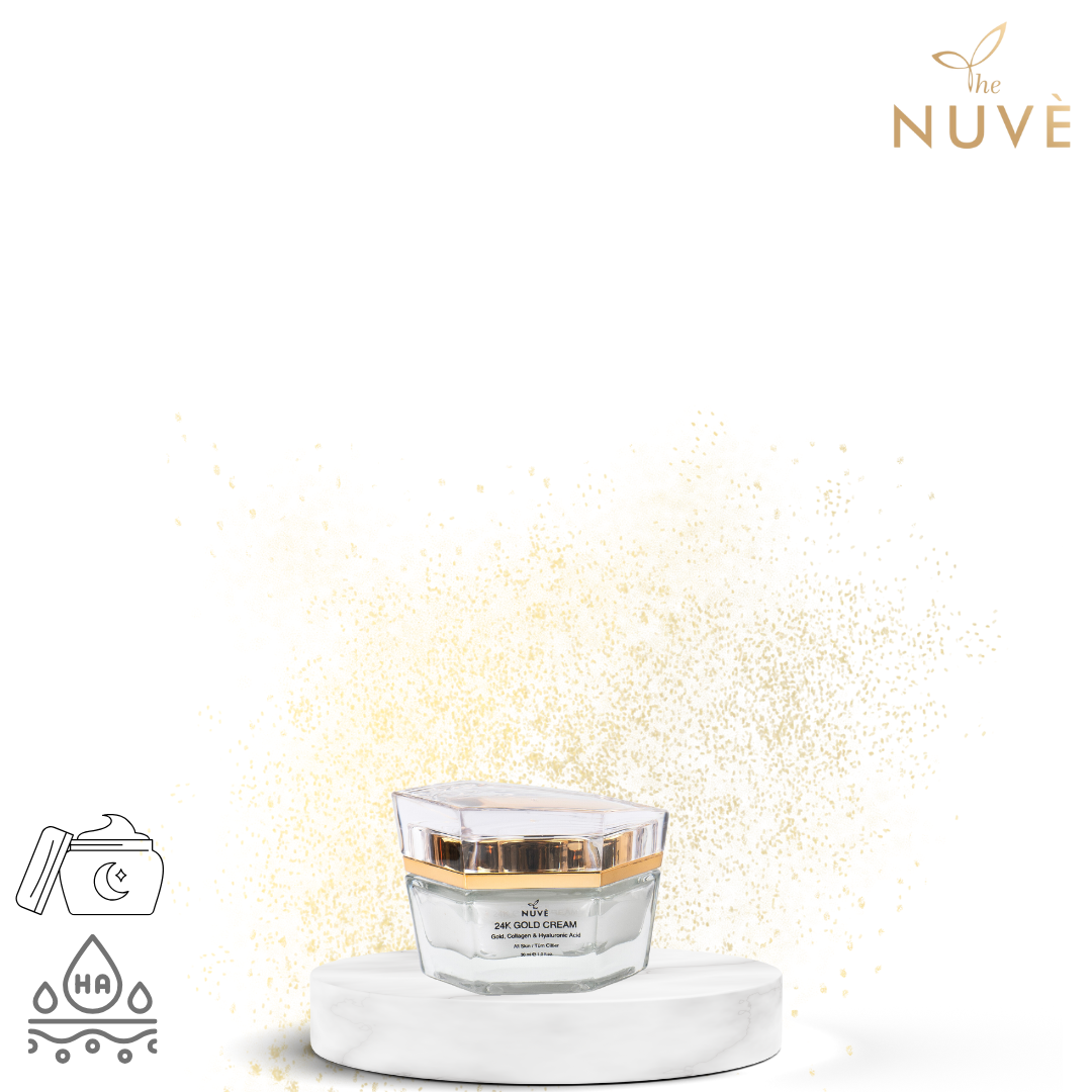 کرم هیالورونیک اسید کلاژن Nuve 24K Gold